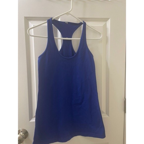 Lululemon Womens Navy Athletic Racerback Tank  ABOUT XS - Picture 1 of 8